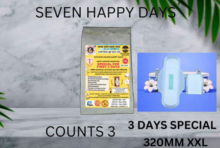 Eco Friendly & Skin Breathable Napkin Count 3 XXL 15% Discount 