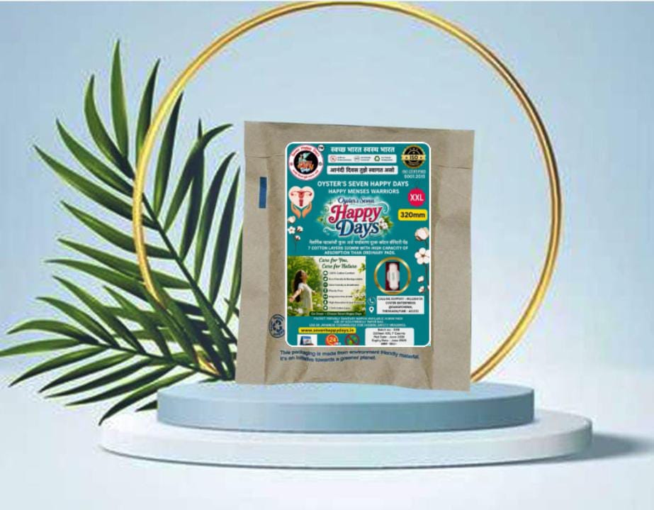Eco Friendly & Skin Breathable Napkin Counts 7 XXL 20% Discount  1 pkt 144/- only